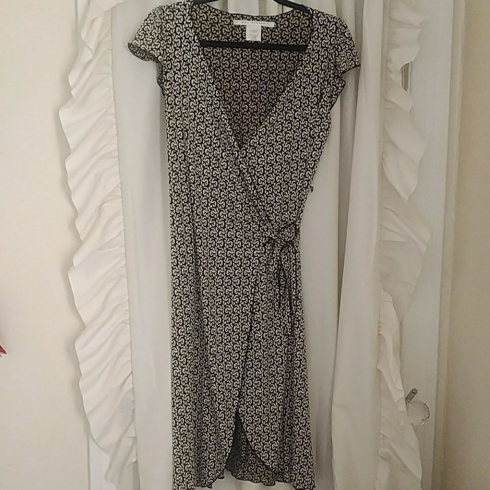Max Studio Patterned Wrap Dress - image 1